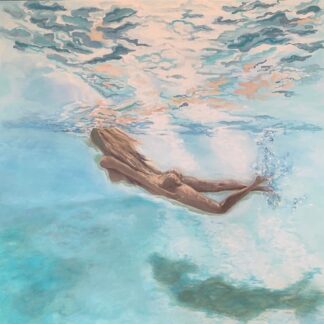 under water